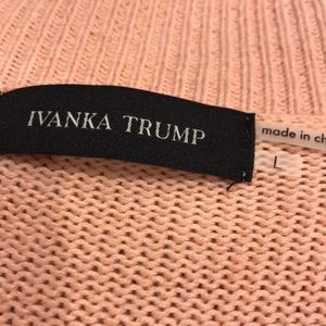 beautiful coral Ivanka Tump large cardigan